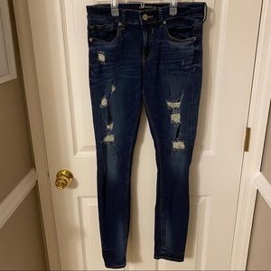 Express Mid Rise Jeggings (4R)